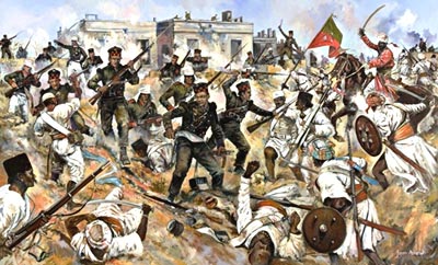 Gorkhas against mutineers, Delhi 1857